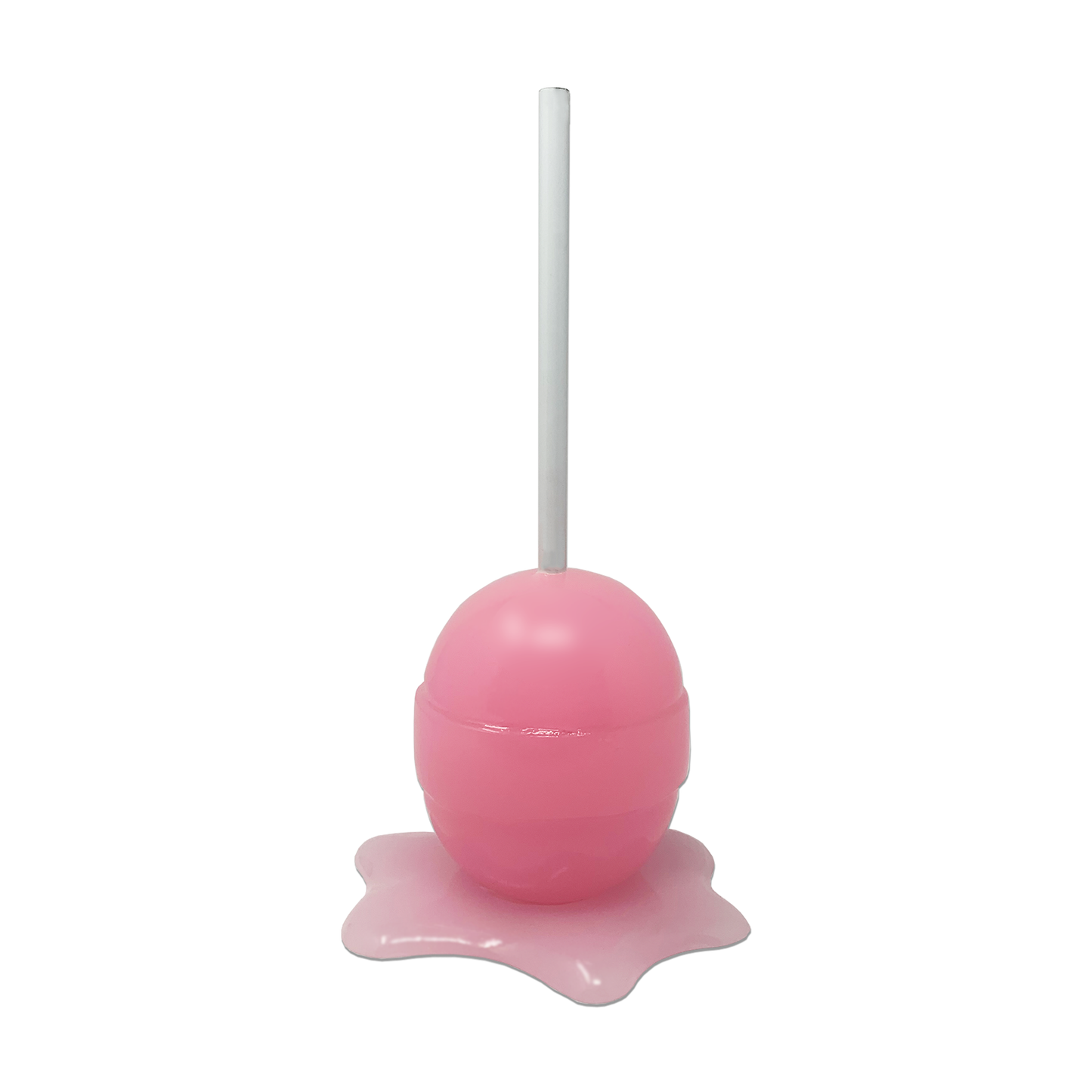 LARGE PRETTY IN PINK MELTING BLOW POP RESIN SCULPTURE